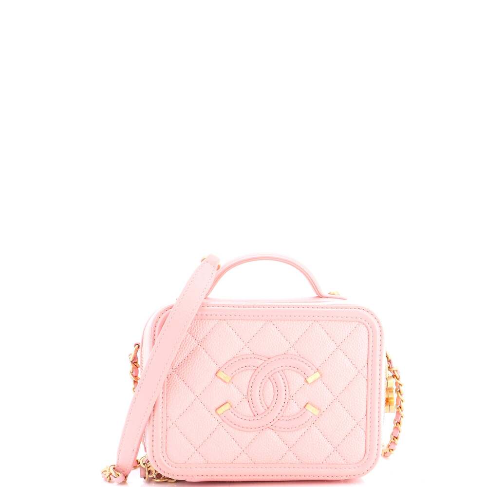 Chanel Filigree Vanity Case Quilted #269858C38B